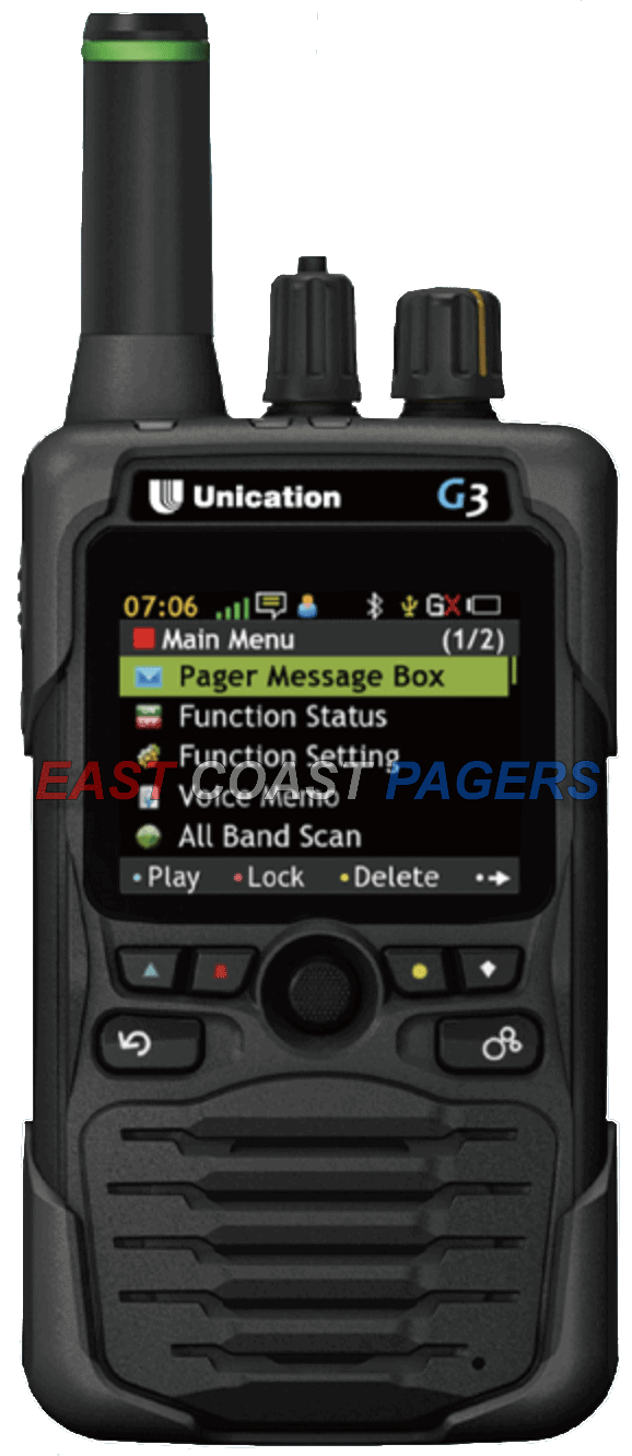 Unication G3 P25 Pager with DMR Upgrade