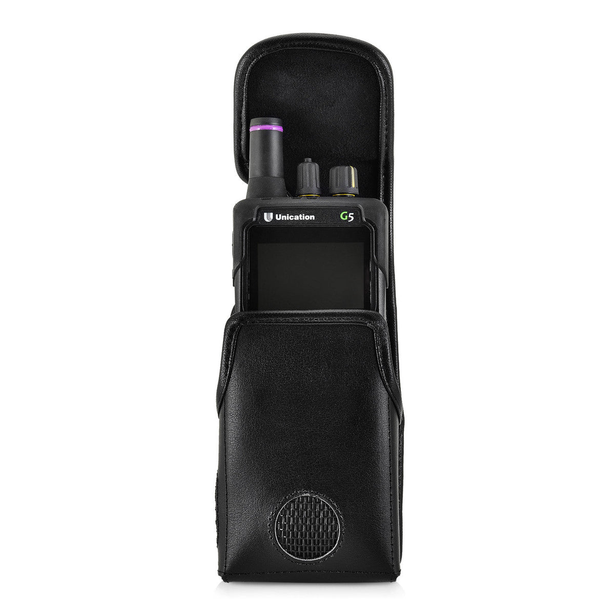 Turtleback G2-G5 Leather Case with magnetic closure and 2-1/4" J-clip