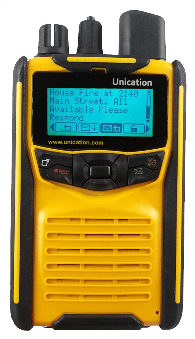 Yellow Unication G1 Pager